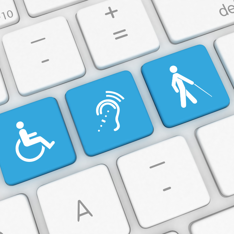 accessibility icons on a keyword